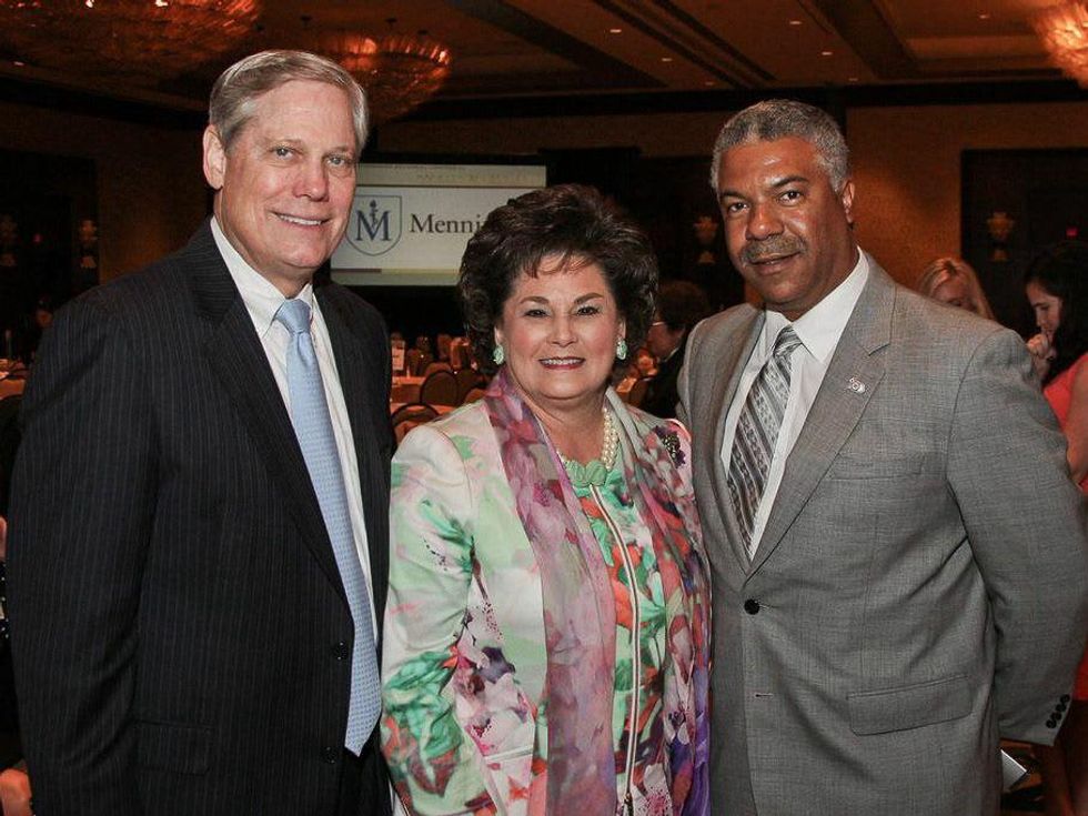 Houston Menninger Clinic luncheon May 2013 Corby Robertson Jr., Barbara Robertson, Judson W. Robinson III