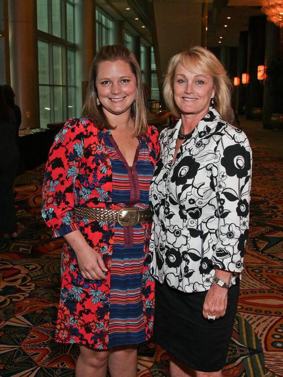 Houston Menninger Clinic luncheon May 2013 Courtney Erwin and Lolly Cheesman