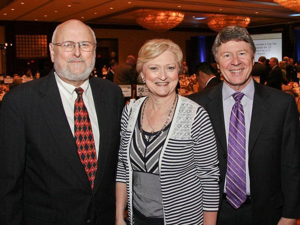 Houston Menninger Clinic luncheon May 2013 Dr. Bill Schnapp, Kathy Luhn, Judge Ed Emmett
