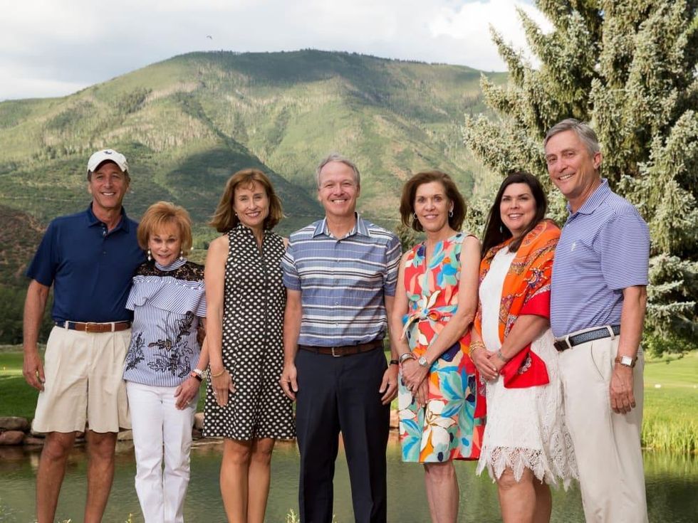 Houston Methodist in Aspen, July 2017 Jack Dinerstein, Nancy Dinerstein, Dr. Julie Boom, Dr. Mark Boom, Cam Canion, Lesha Elsenbrook, Tom Elsenbrook