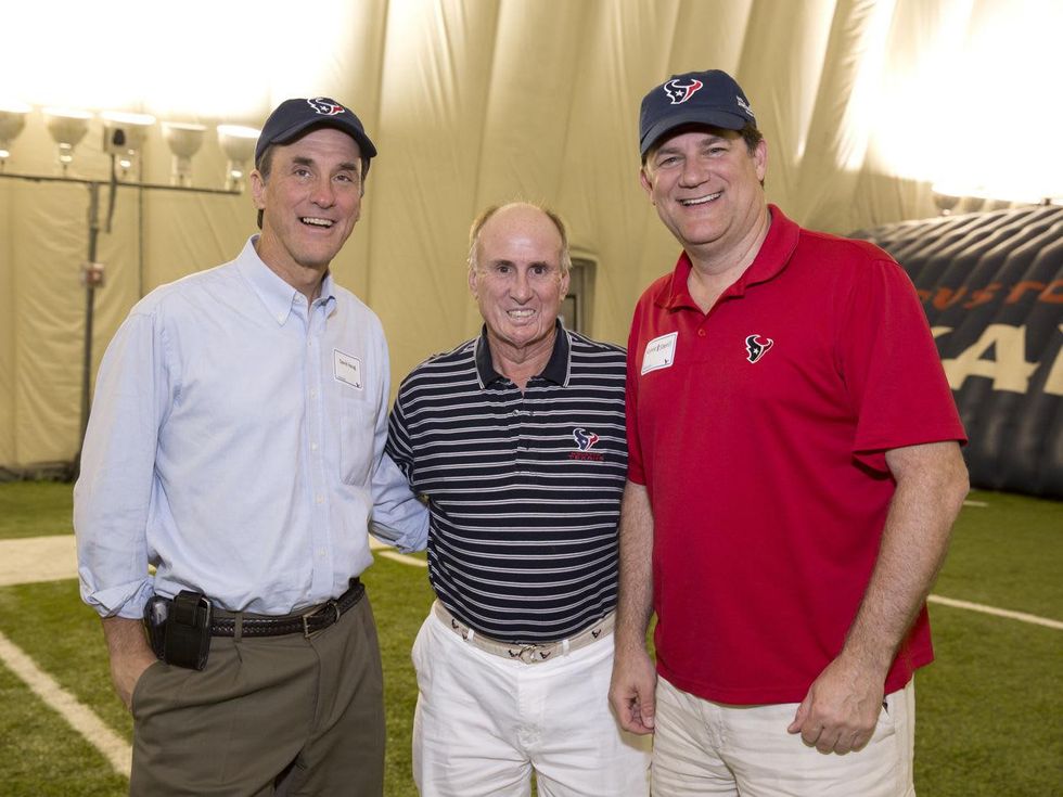 Houston Methodist Society Event May 2015 David Haug.Eddy Blanton. Russell Sherill