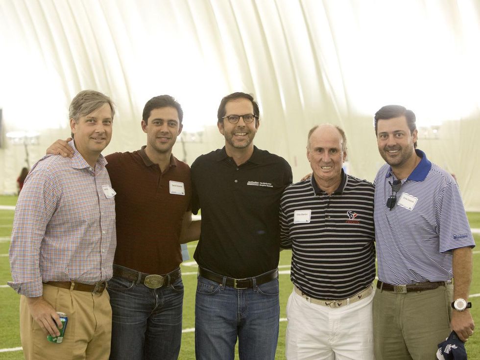 Houston Methodist Society Event May 2015 Dr Jeremy and Caroline FinkelsteinSeth Barrett. David Cockrell. Dr. Jeremy Finkelstein. Eddy Blanton. Ernie Cockrell