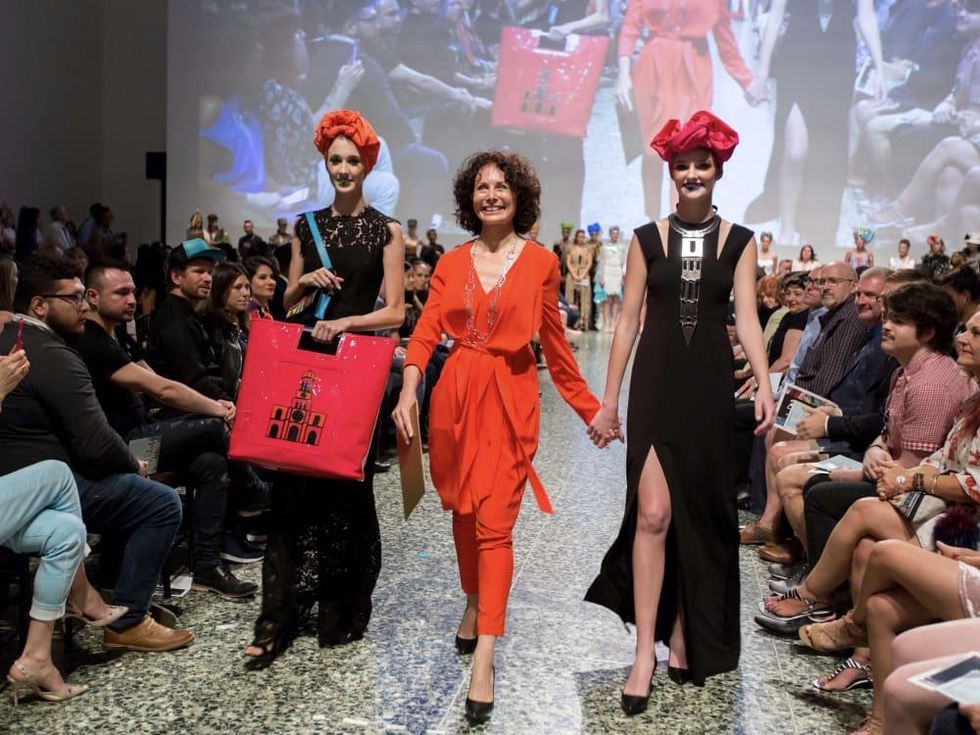 Houston, MFAH Fashion Fusion 2017, May 2017, Silvia Otaola with models