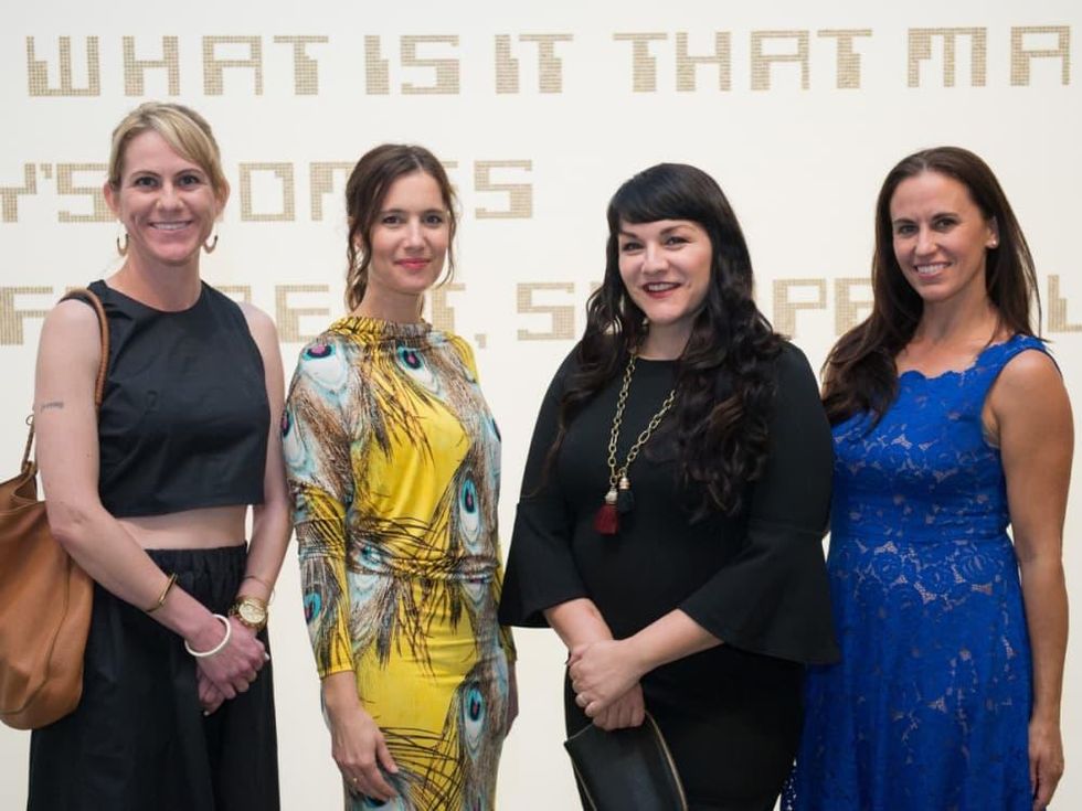 Houston, MFAH HOME Opening Dinner, November 2017, Margot Williams, Megan Scarborough, Pilar Tompkins Rivas, Susan Potter