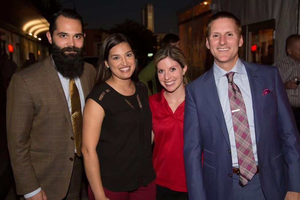 Houston, Mica Mosbacher Racing Forward event, October 2015, Lance Holder, Rachel Castillo, Kara Denney, Christian Boehm