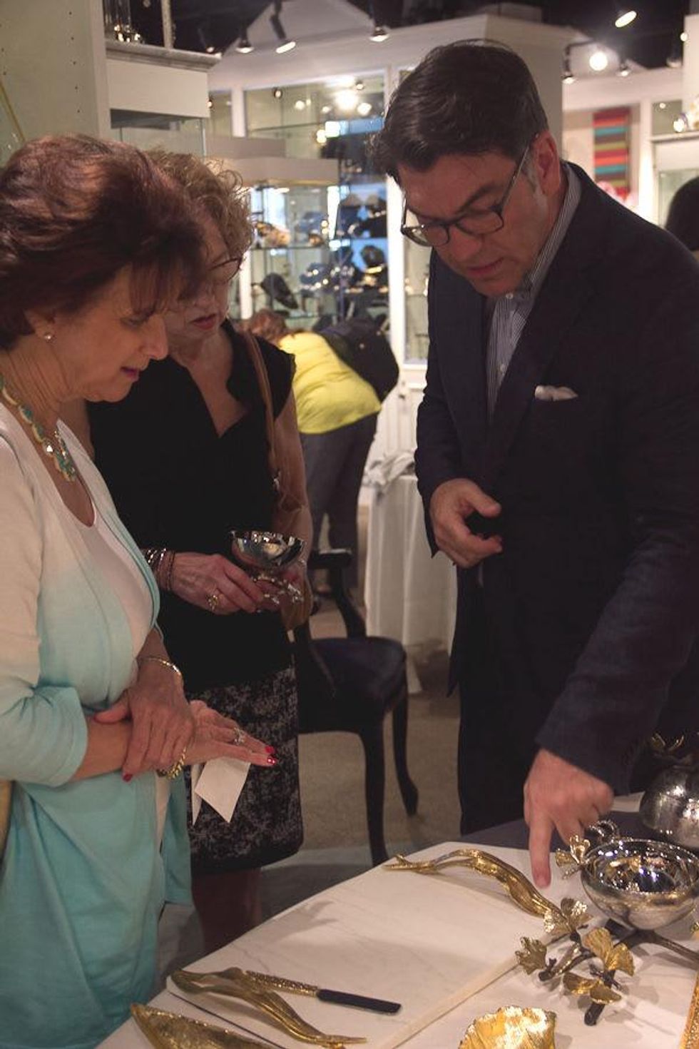 Houston, Michael Aram party watch, May 2015, Aram and guests