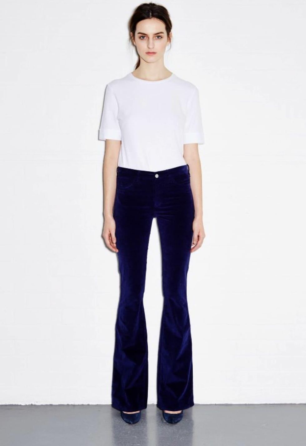 Houston, MiH Jeans, July 2015, flare jeans in navy