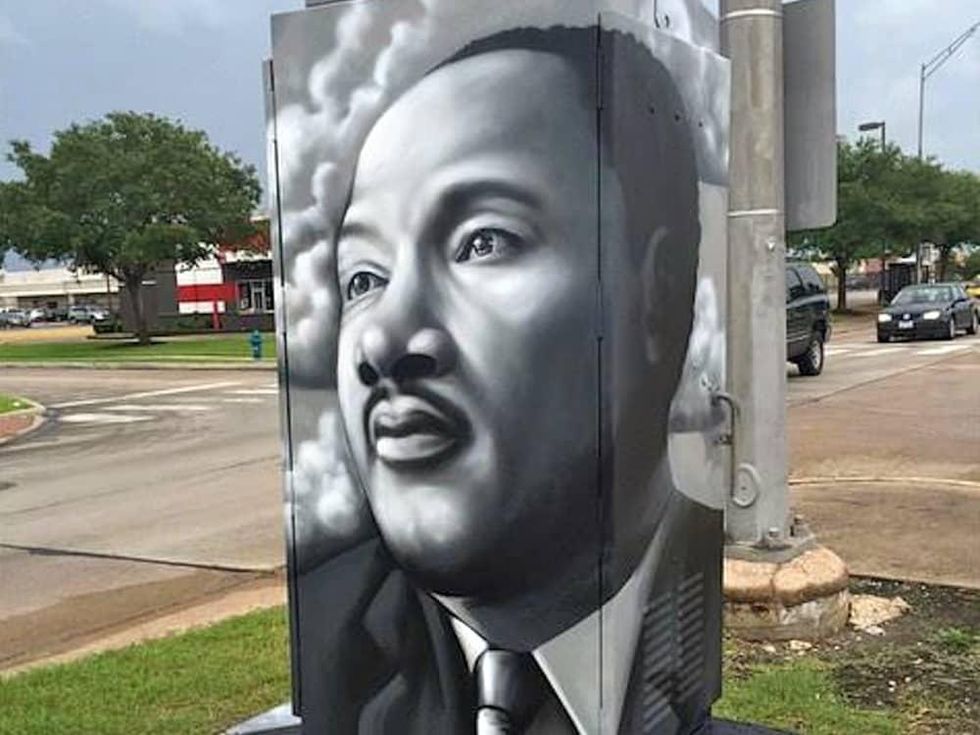 Houston, Mini Murals, July 2015, Dr. Martin Luther King, Jr