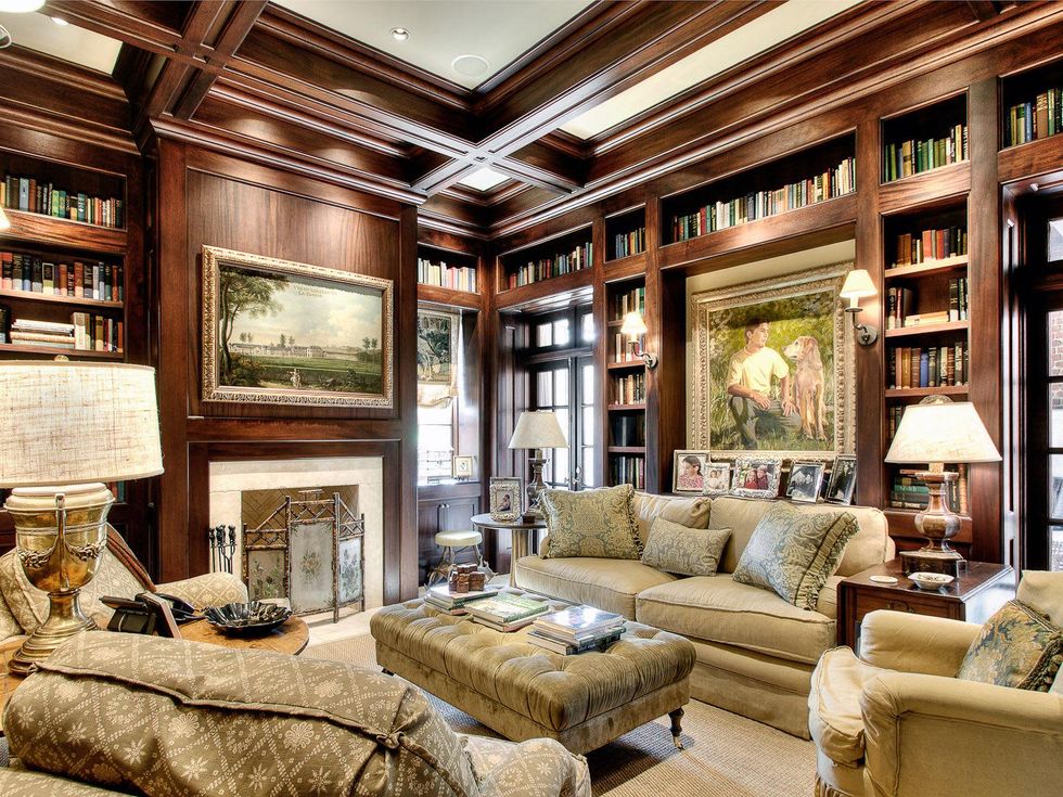 Houston, most expensive homes, 1722 River Oaks Blvd., January 2013, study