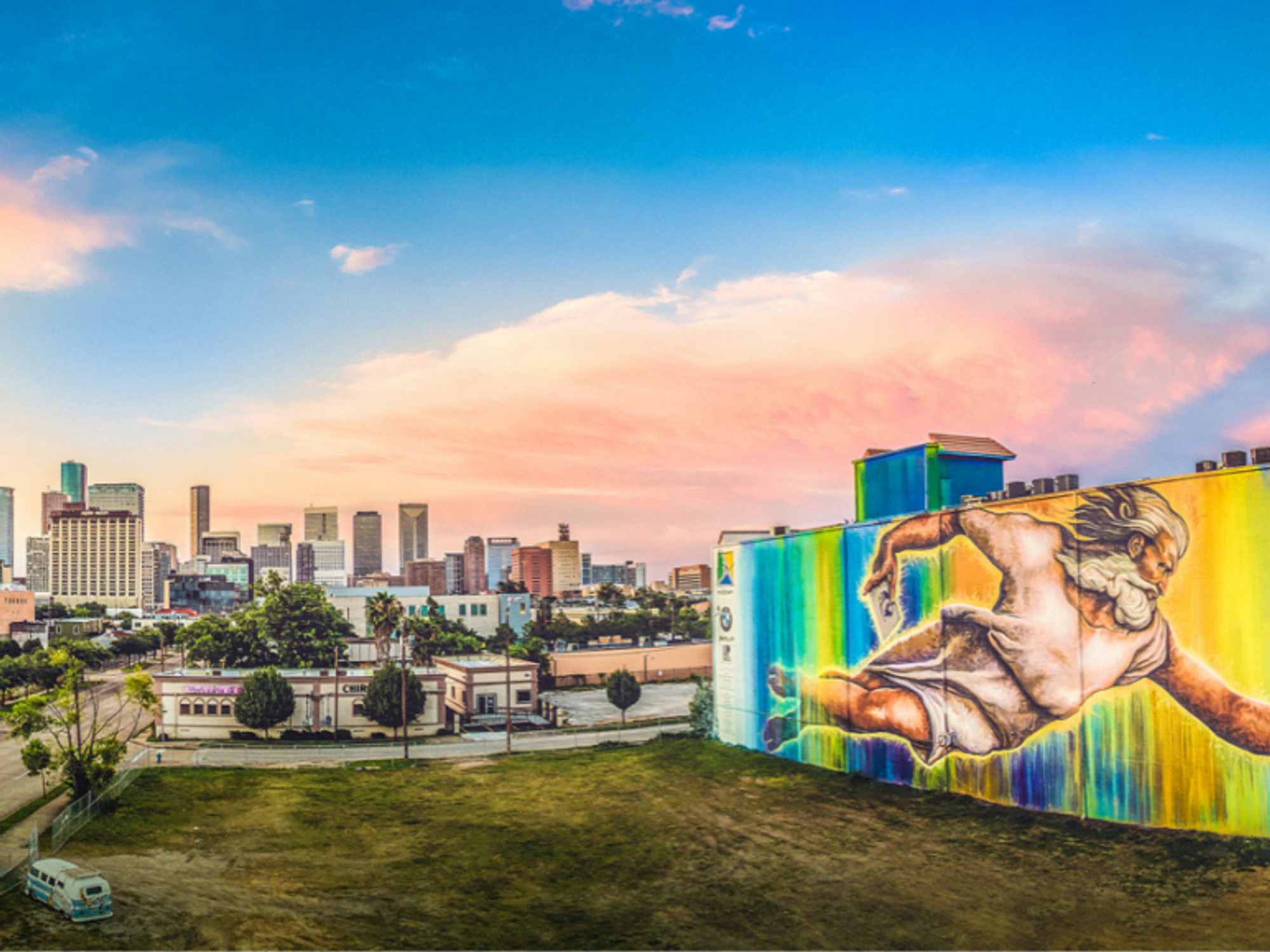 Houston mural downtown