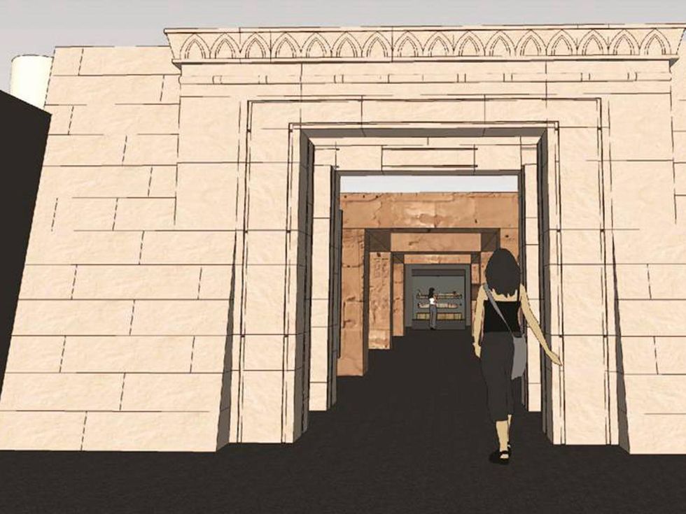 Houston Museum of Natural Science Hall of Ancient Egypt conceptional renderings April 2013