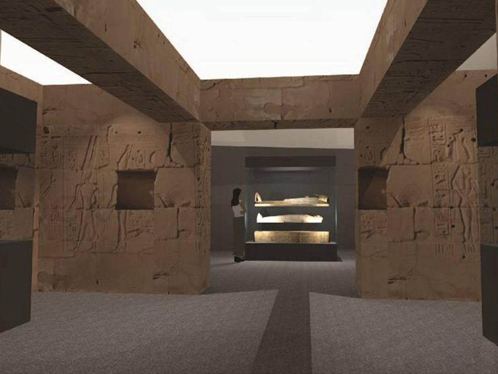 Houston Museum of Natural Science Hall of Ancient Egypt conceptional renderings April 2013