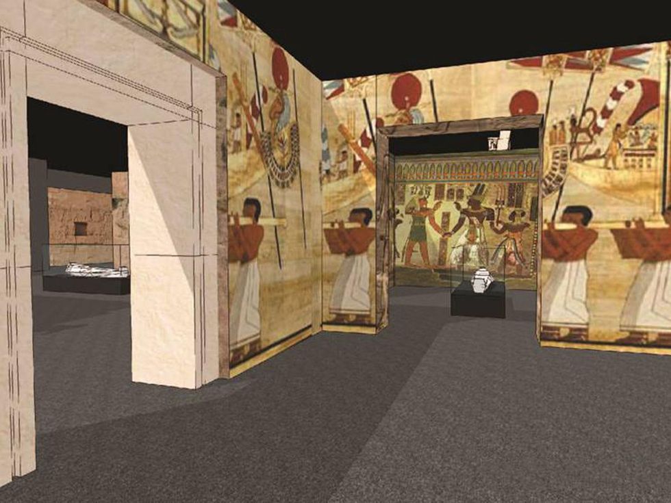 Houston Museum of Natural Science Hall of Ancient Egypt conceptional renderings April 2013