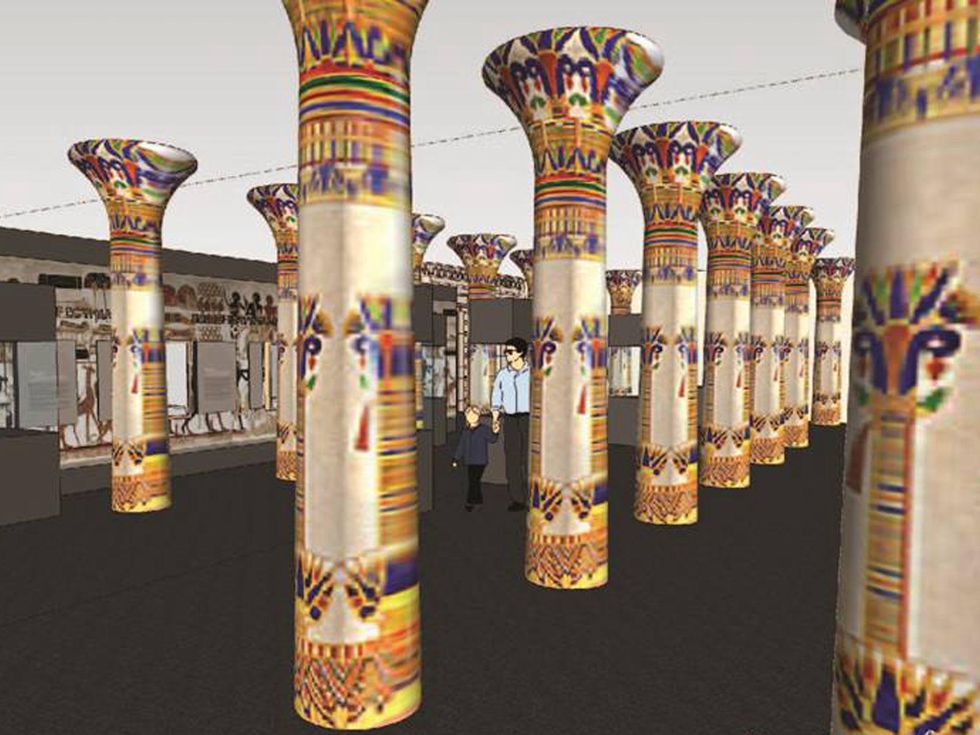 Houston Museum of Natural Science Hall of Ancient Egypt conceptional renderings April 2013