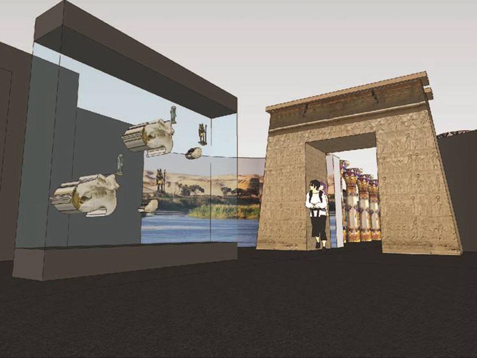 Houston Museum of Natural Science Hall of Ancient Egypt conceptional renderings April 2013