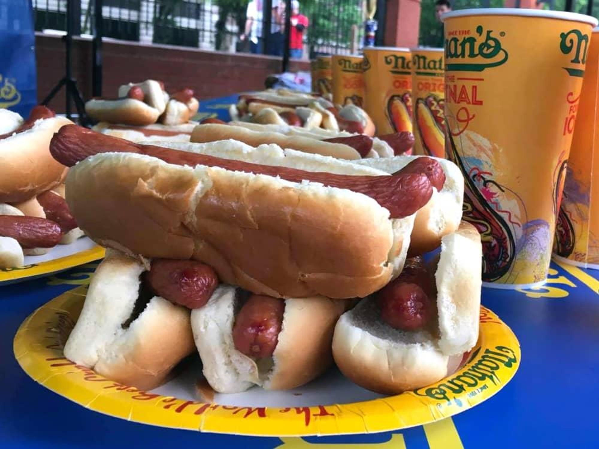 Houston, Nathans hot dog eating contest, July 2017