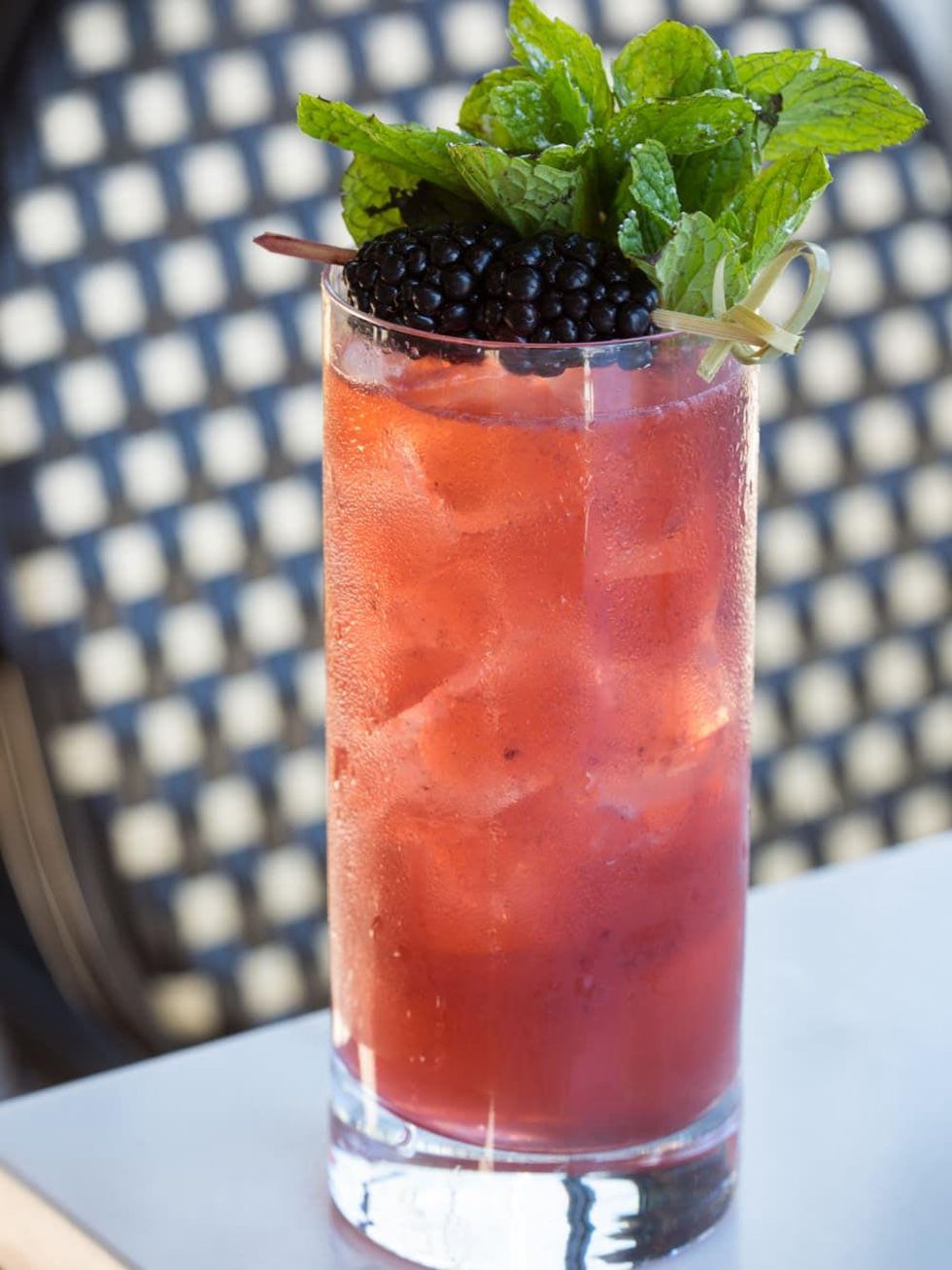 Houston, new brunches, May 2017, Brasserie du parc, cobbler cocktail