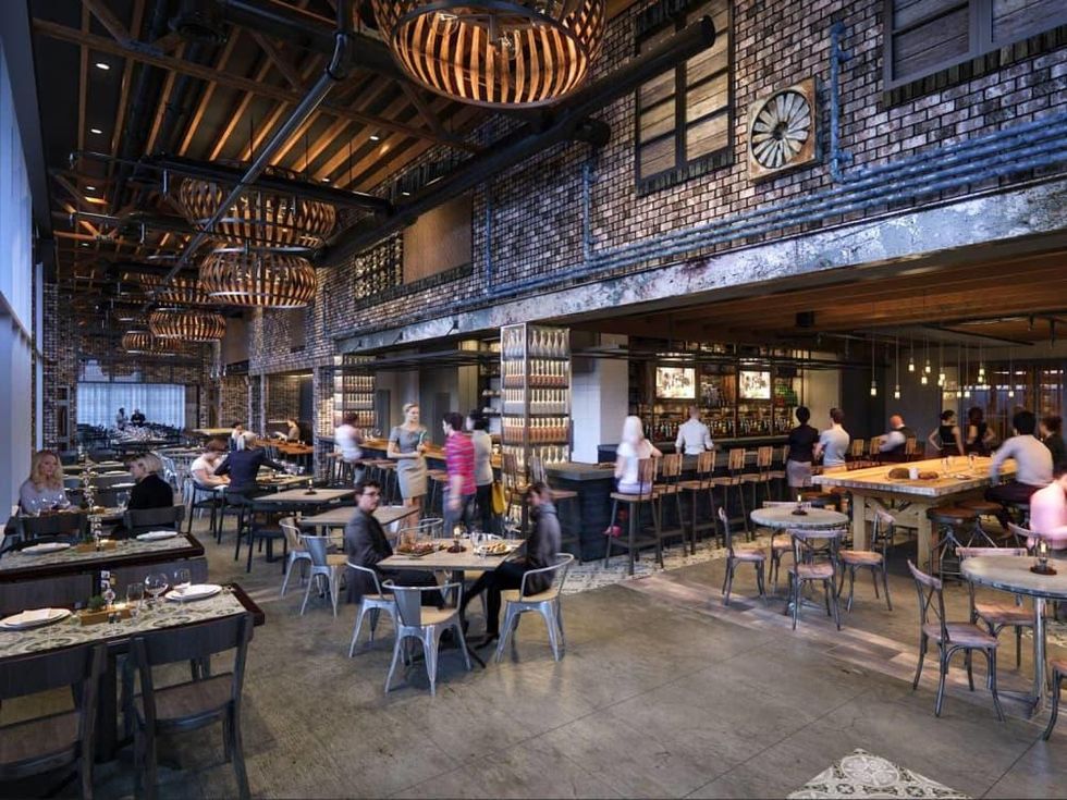 Houston, new happy hour deals, feb 2017, Grotto downtown interior