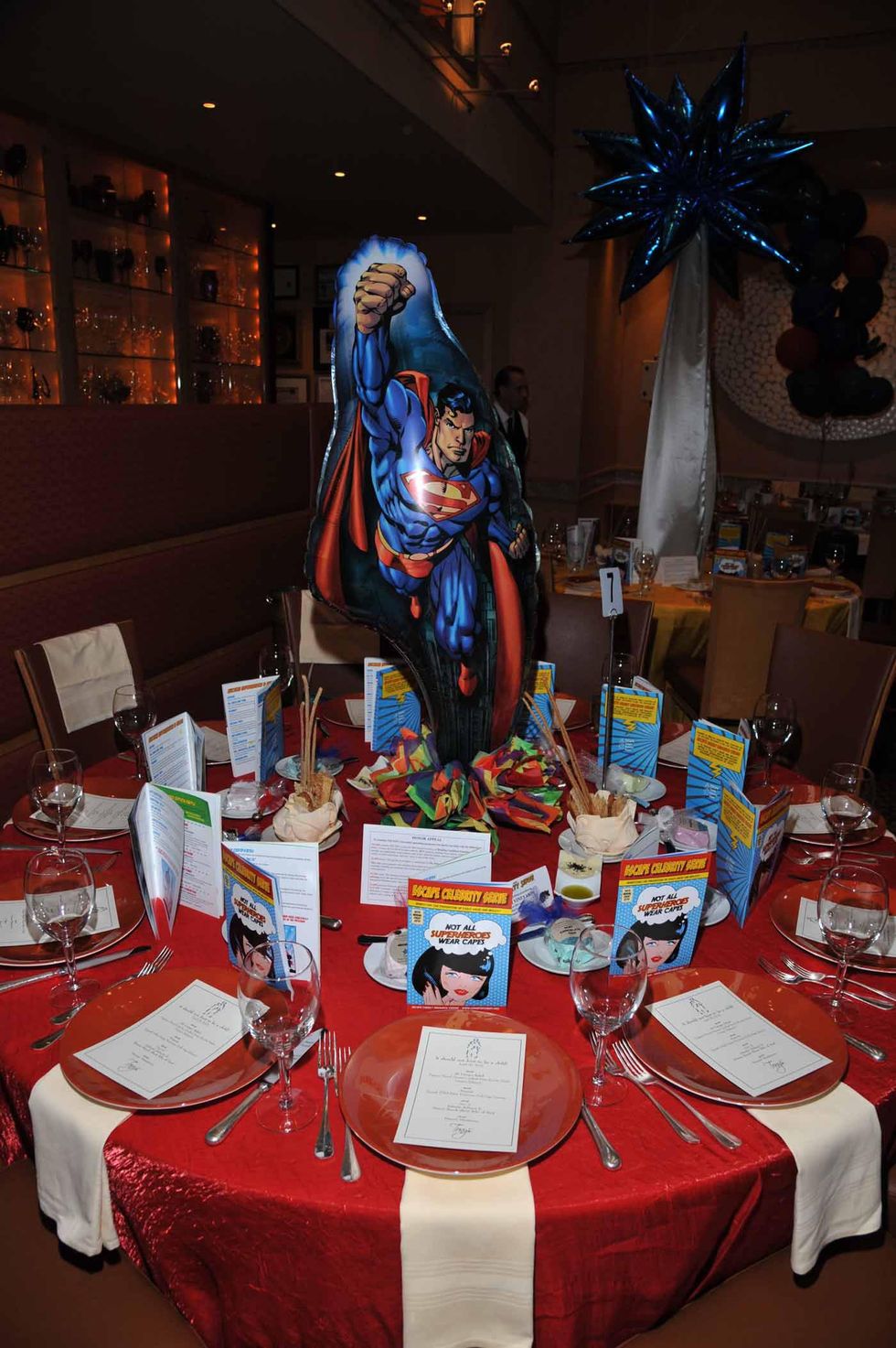 Houston, News, Shelby, Escape Celebrity Serve Benefit, April 2015, table setting at Tony's