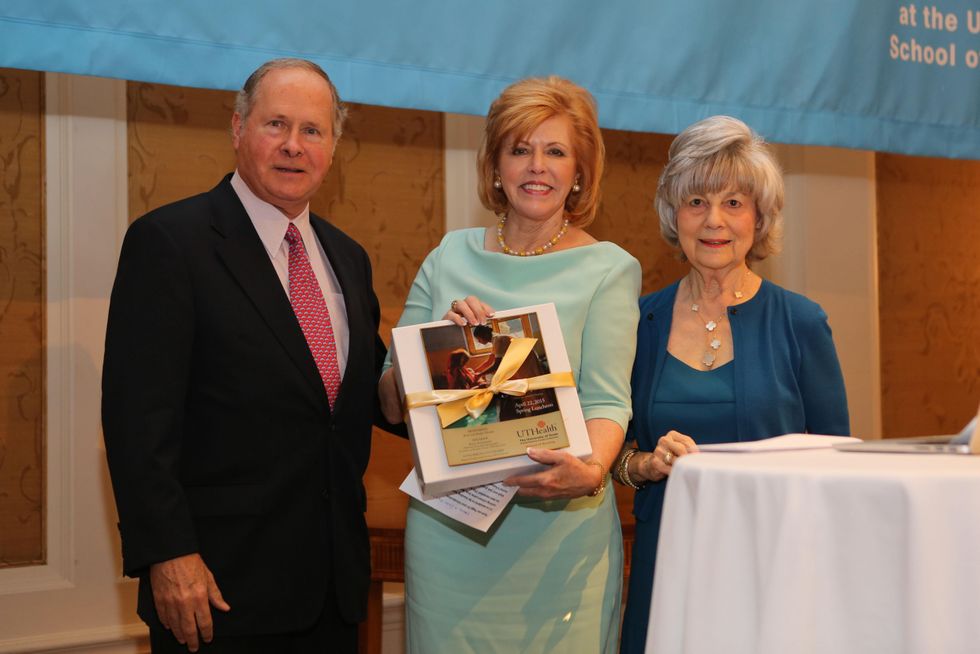 Houston, News, Shelby, Partners Luncheon, April 2015, Ralph and Bette Thomas, Peggy Barnett