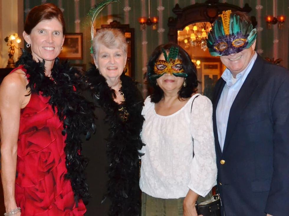 Houston, No-Tsu-Oh gala, September 2015, Diana Kokernot, Skip Britton, Sylvia Medina and Steve Parker