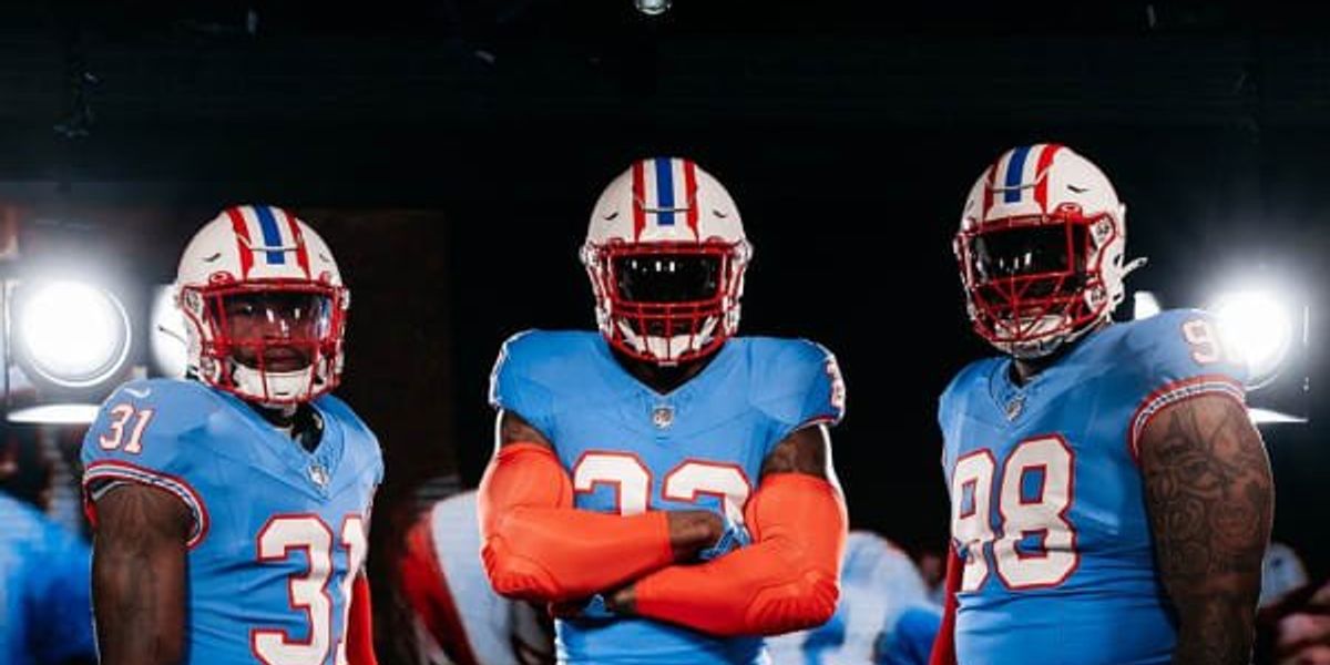 Titans to potentially wear Houston Oilers throwback uniforms for