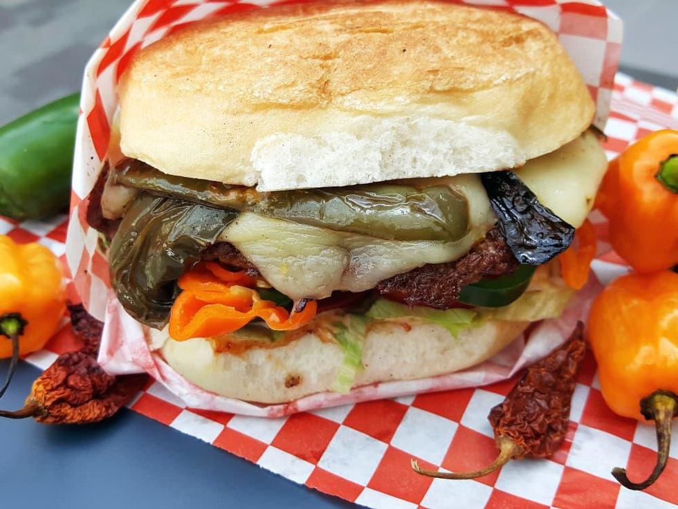 Houston, over the top burgers, June 2017, Spicy at Kuma Burger