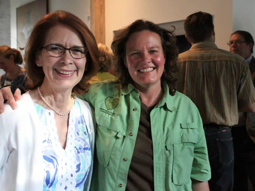Houston Parks Board event, 7/16, Linda Sylvan, Shellye Arnold