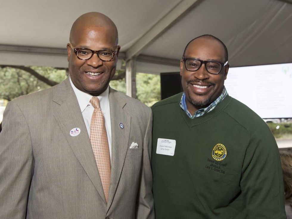 Houston Parks Board Luncheon Council Member Dwight Boykins; Council Member Larry Green