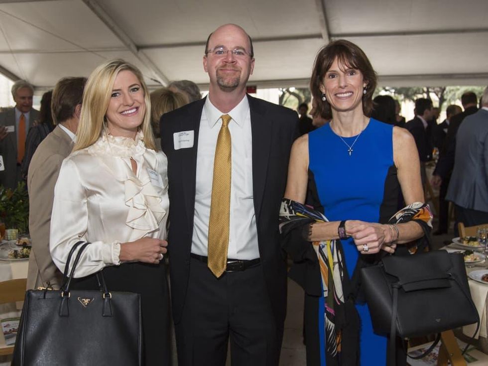 Houston Parks Board Luncheon Jourdan Ellis; Dan Pickering; Maire Baldwin