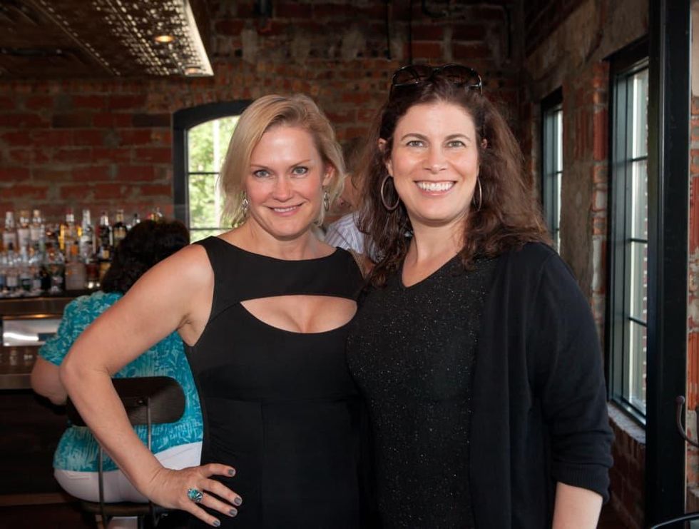 Houston, Pastorini party, June 2015, Diane Reul, Stephanie Stradley