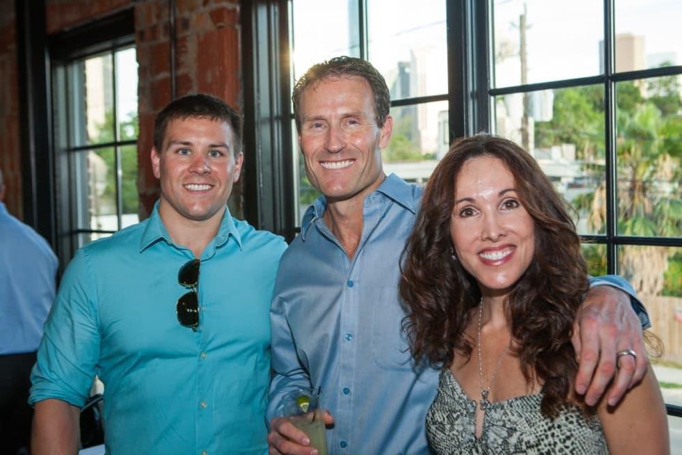 Houston, Pastorini party, June 2015, Garrett Theriot, Dean Theriot, Jennifer Theriot