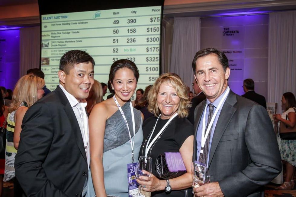 Houston, Periwinkle Foundation Sommelier Competition, September 2015, Gilbert Chin; Melicia Tjoa; Michelle, Douglas De Filippi