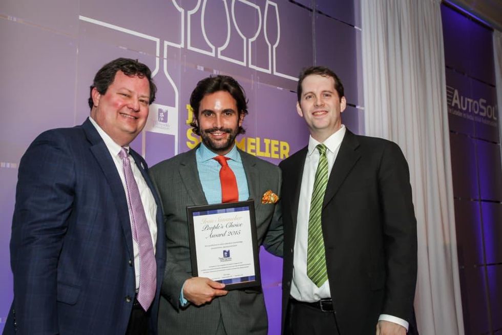 Houston, Periwinkle Foundation Sommelier Competition, September 2015, John Clutterbuck; Sam Governale; Sean Beck