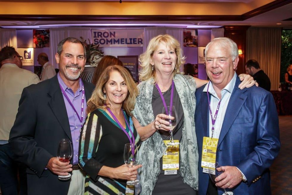 Houston, Periwinkle Foundation Sommelier Competition, September 2015, Ken and Camilyn Brucker; Julie Cannoy, Doug Osburn