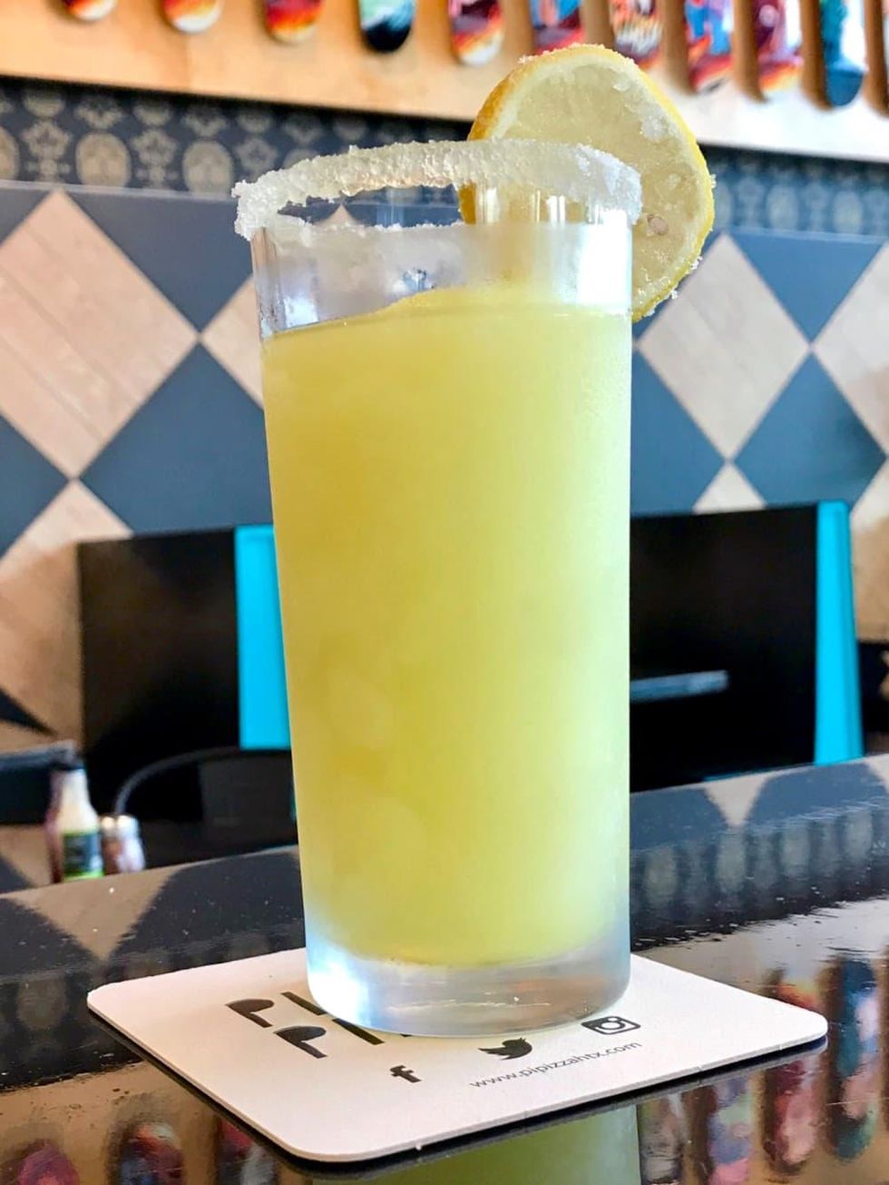 Houston, Pi Pizza, Frozen Lemoncello, August 2017