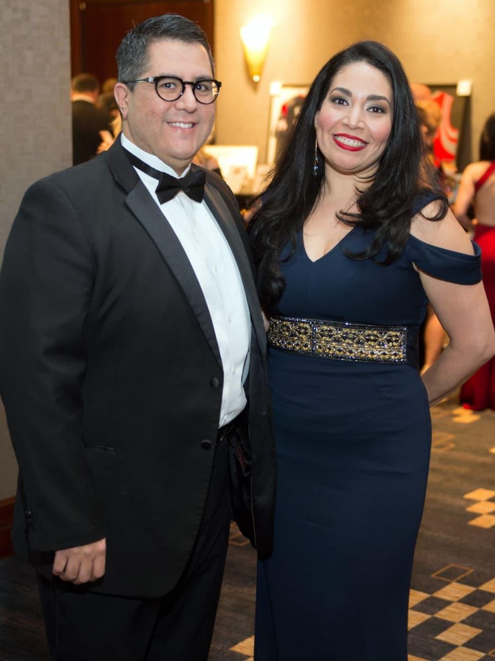 Houston, Pink Door Night of the Phoenix Gala, November 2015, Dr. Roland Maldonado, Enid Sanchez