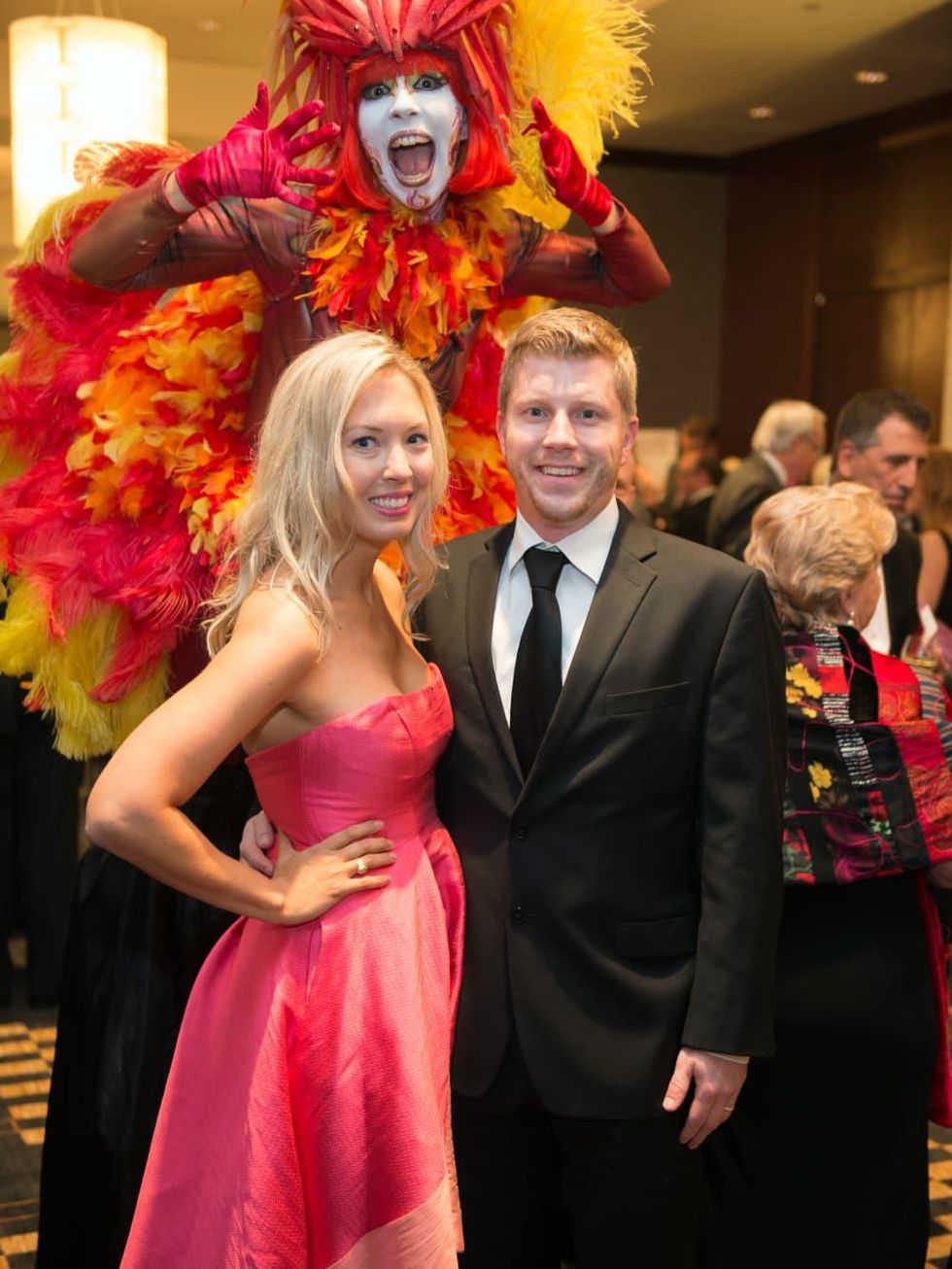 Houston, Pink Door Night of the Phoenix Gala, November 2015, Tina and Zack Frewin