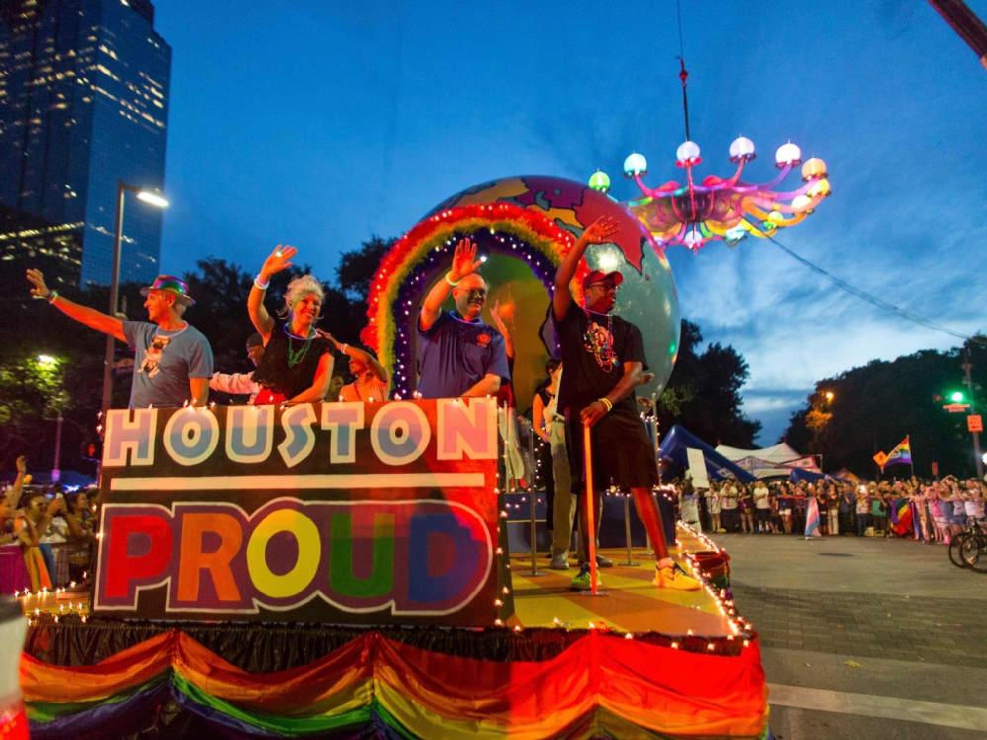 Houston Pride Parade 2016 float