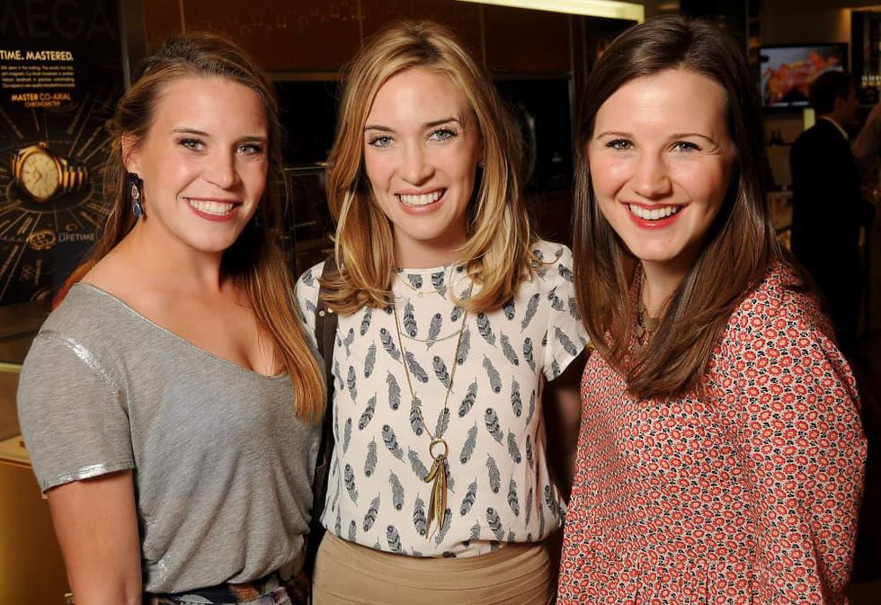 Houston, Project 88 kick-off party, October 2015, Caroline Suffield, Elizabeth Wilhite and Margaret Gibson