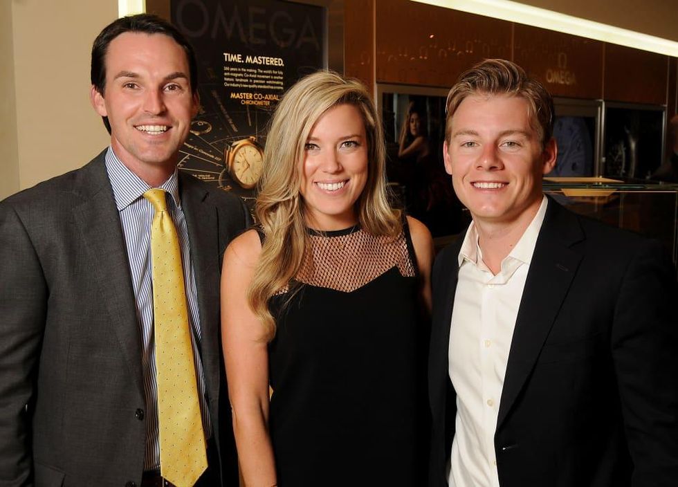 Houston, Project 88 kick-off party, October 2015, Jonathan Lusk, Holly and Austin Alvis