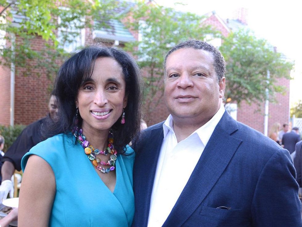 Houston Public Library Foundation benefit May 2013 Alison Leland and Frank Jones