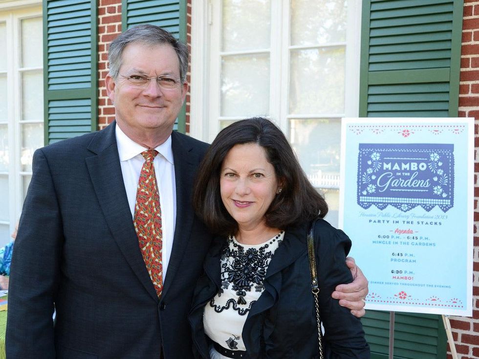 Houston Public Library Foundation benefit May 2013 Sherry Merfish and Gerald Merfish