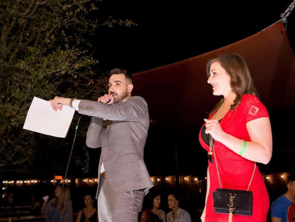 Houston, Red Buds Date Auction, Feb 2017, Steven Stone, Mandy McGowen