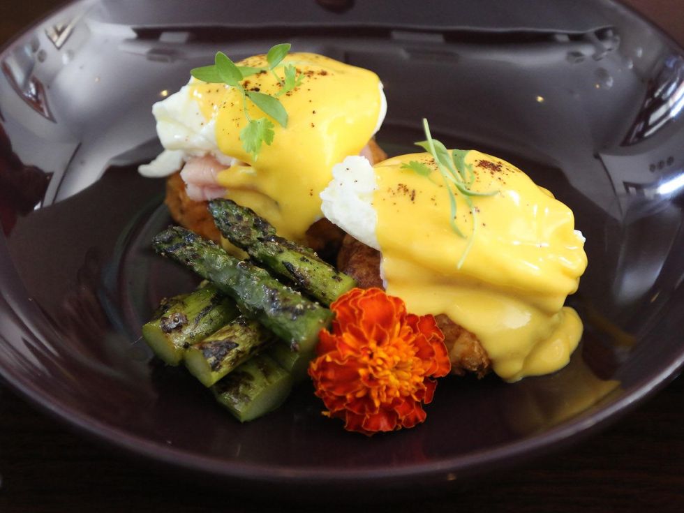 Houston Restaurant Weeks Latin Bites July 2013 eggs benedict