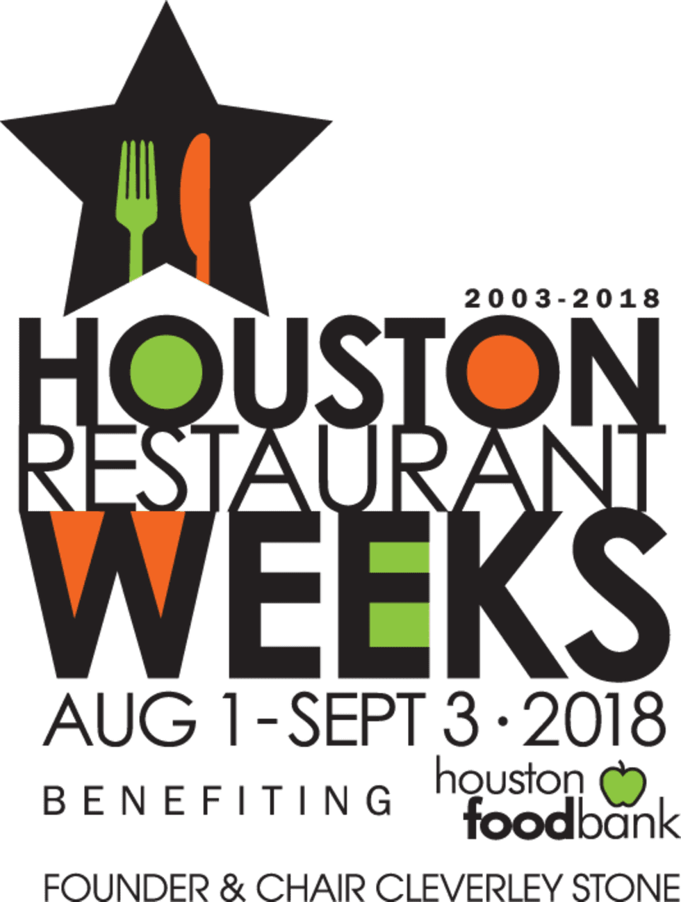 Houston Restaurant Weeks logo 2018