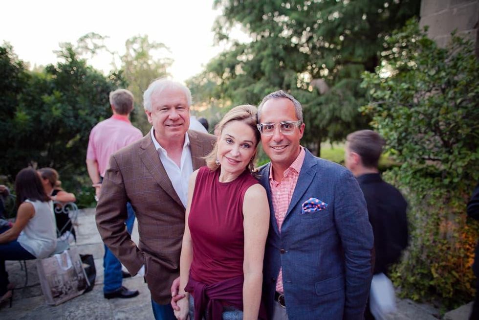 Houston, Robert Draper book signing, September 2015, John Thrash, Becca Cason Thrash and Mark Sullivan