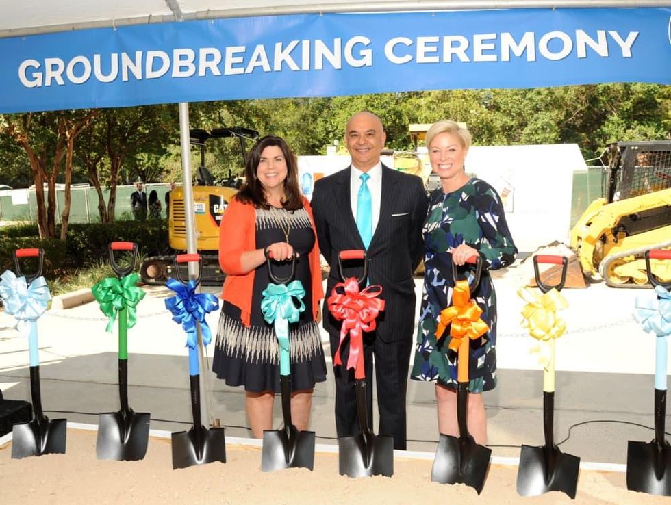 Houston, Ronald McDonald House groundbreaking, September 2017, Lesha Elsenbrook, Rick Noriega, Representative Sarah Davis