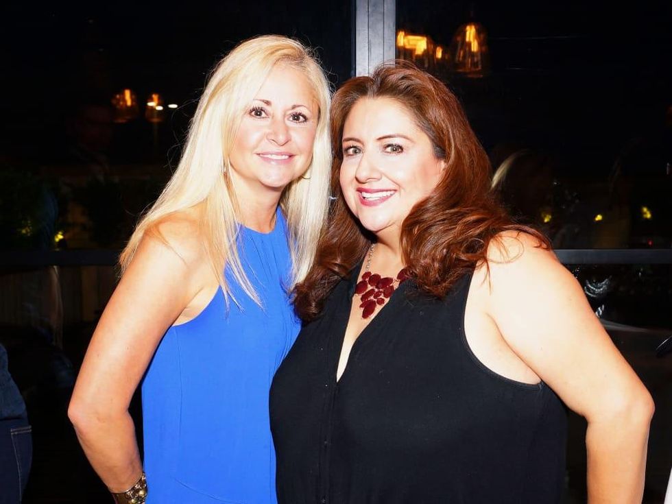 Houston, Roseann Rogers and Lara Bell birthday party, August 2015, Julie Cominskey and Sonia Soto