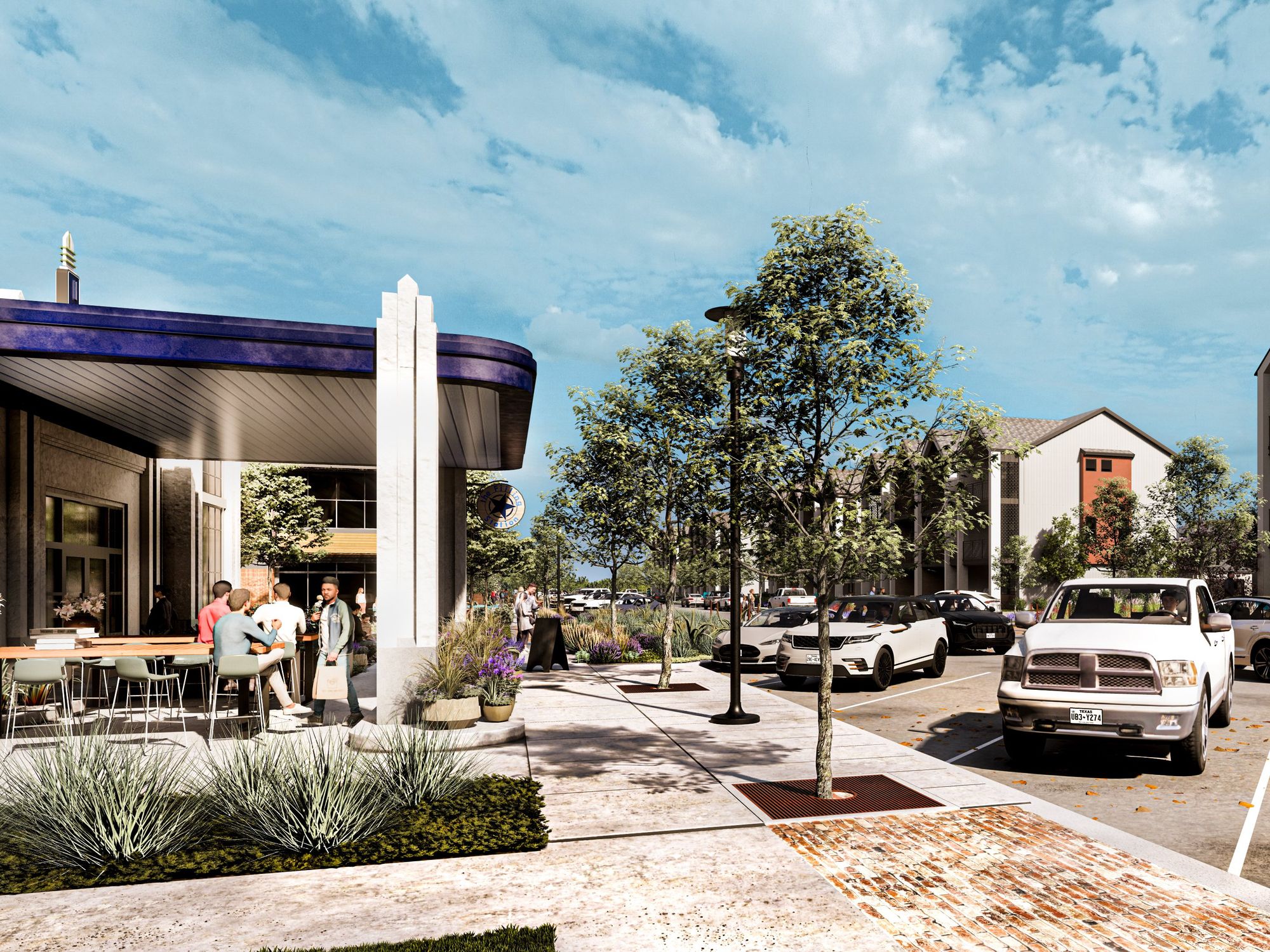 Houston's "car less" community breaks ground on community center